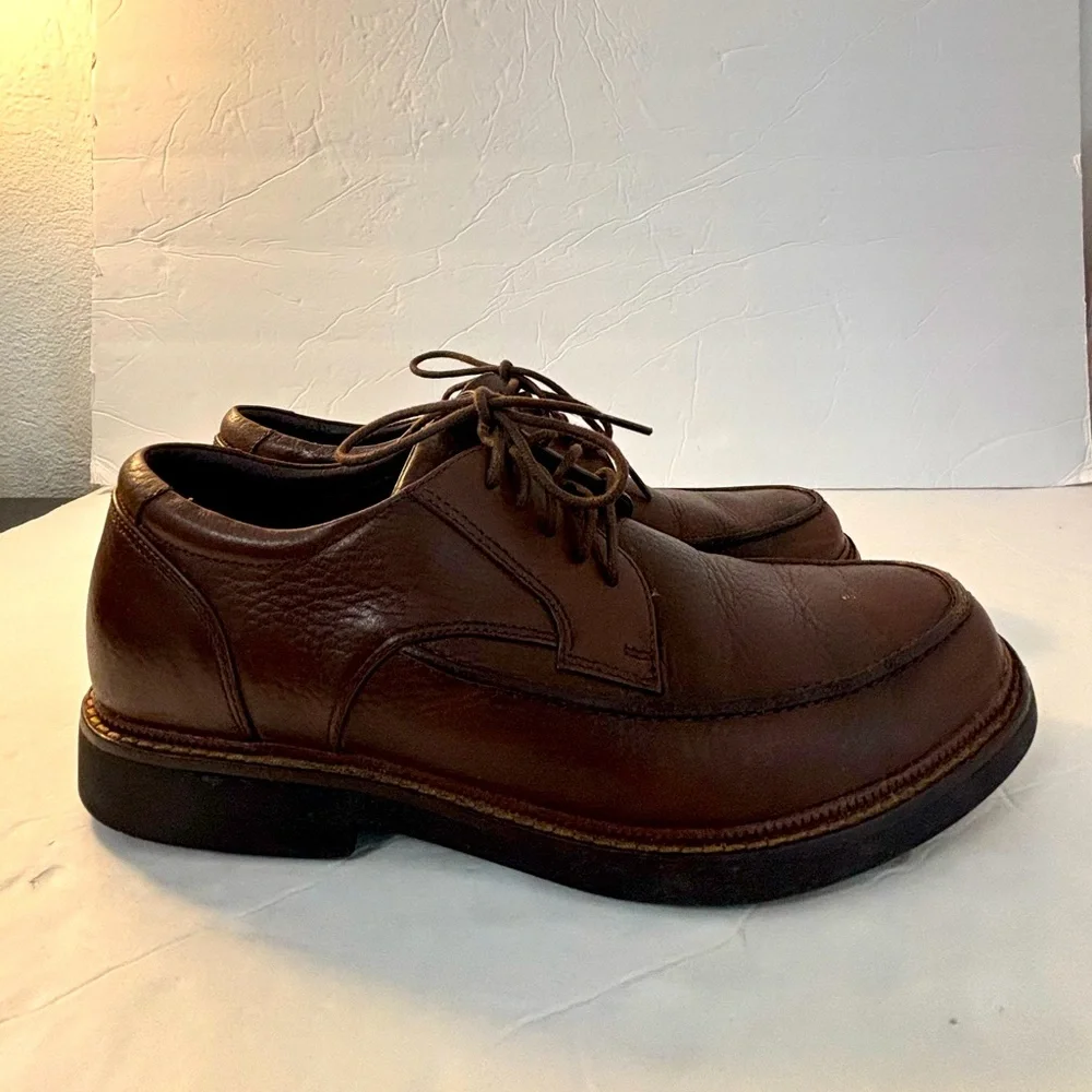 APEX AETREX Brown Leather Oxford Shoes Size 7.5